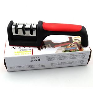 Affûteur de ciseaux et de couteaux manuel en plastique PP avec poignée antidérapante, 3 ou 4 étapes, pour affûter les lames, vente en gros sur mesure - Product Image 6