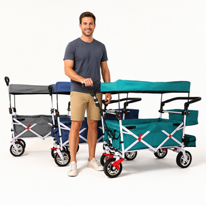Gartenwerkzeug Schubkarre aus Kunststoff, Robuster Klappwagen für den Außenbereich FW010 CE/SGS/BSCI China Fabrik - Product Image 1
