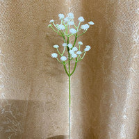 Fleurs artificielles de gypsophile réalistes et luxueuses, 29 cm, blanches, décoration de la maison, du mariage et du jardin pour le Nouvel An