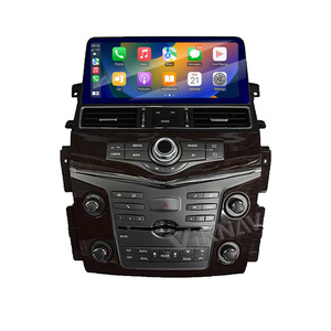เครื่องเล่นมัลติมีเดีย Android ขนาด 10.25 นิ้ว พร้อมระบบนำทาง GPS วิทยุติดรถยนต์ รองรับ CarPlay สำหรับ Infiniti QX56 QX80 และ Nissan Armada Patrol Y62 ปี 2010-2020 - Product Image 1