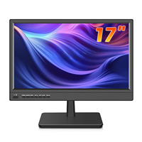 Monitor LED de Escritorio FEIHE de 17 Pulgadas con Panel TN Full HD, Altavoz Integrado, 120% SRGB, Tiempo de Respuesta de 2ms - Nuevo