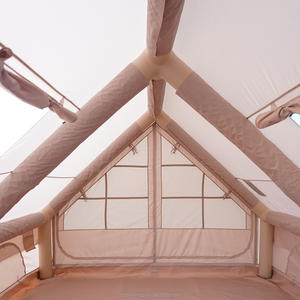 Tente de <span class=keywords><strong>camping</strong></span> gonflable confortable pour 5 à 8 personnes, grande surface de 12 mètres carrés, <span class=keywords><strong>avec</strong></span> porte AB et trou pour poêle. - Product Image 4