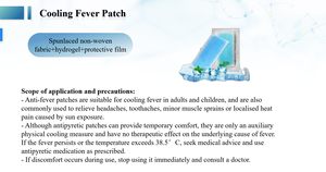 Parches personalizados de enfriamiento de fiebre de gel, apósitos transparentes para heridas, compresa fría y caliente para niños - Product Image 4