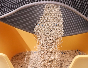 Fabrikpreis Moderne 14x24 Zoll Ganzjahres-EVA-Katzenstreu-Matte Doppelschichtig Langlebig Wasserdicht Urinbeständig Schwarze Haustiermatte 1 Stück - Product Image 6