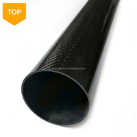 Hoogwaardige 3k carbon fiber blank tube op maat gemaakte 3k glanzende twill visserij carbon fiber hengel CNC carbon fiber draadpijp