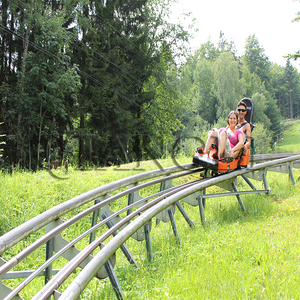 Fabricante Atracciones Outdoor Fun Fair Rides Thrilling <span class=keywords><strong>Extreme</strong></span> Alpine Rides Sled Single Rails Alpine Mountain Coaster - Product Image 2
