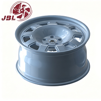 Jantes en alliage d'aluminium forgées sur mesure de 16 à 24 pouces, bleu clair, à face pleine et à déport profond, pour voitures de luxe VIP, OEM ODM