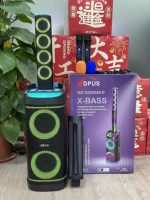 SZ-X205 2.1 Altavoz Doble de 5.25 Pulgadas + 4 Altavoces BT con LED RGB, Lámpara de Columna, 7.4V 80W, Altavoz Inalámbrico de Alta Potencia con Micrófono para Karaoke