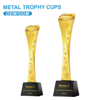 Envío Rápido, Trofeos de Metal Fundido a Presión, Servicio de Grabado Personalizado, Diseño de Doble Cara, Inventario Suficiente para Necesidades Urgentes