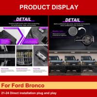 Phares rectangulaires J ONE pour Ford Bronco 2021-2024, éclairage LED pour voiture, mise à niveau retrofit, plug and play, paire