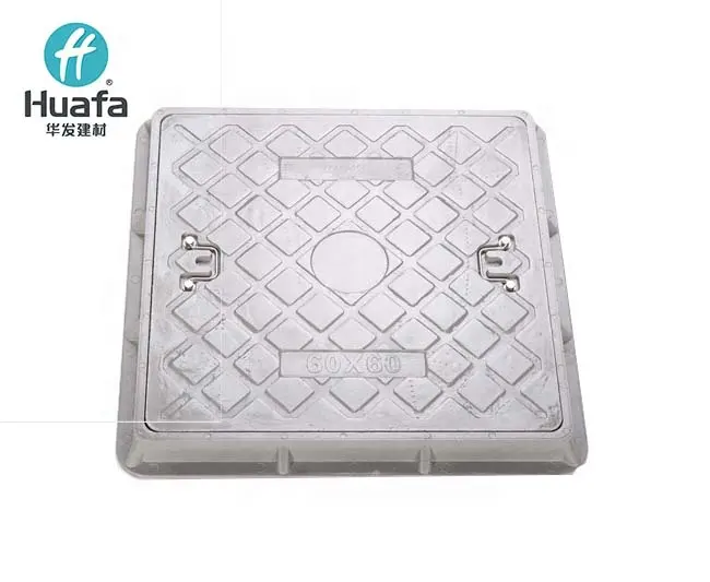 Square 500*500 HUAFA well manhole cover with excellent non-conducting