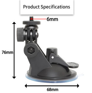 Suporte Universal para DVR de Carro com Ventosa, Montagem Rotativa 360, Suporte para Câmera GPS e Telefone, Acessórios para Painel e Para-brisa - Product Image 2