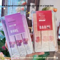 Propolis Rasa Anggur Obat Kumur Antibakteri Penyegar Napas Penghilang Bau Noda Gigi Ukuran Perjalanan Bentuk Stick Mudah Dibawa