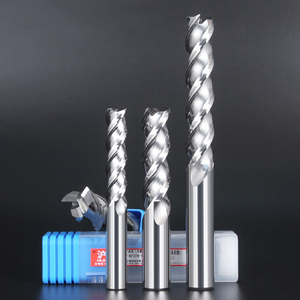 HUHAO High-gloss Mirror Surface 3 Flute Aluminum Milling Cutter Spiral CNC Cutting <strong>End</strong> <strong>Mill</strong> for Metal 2312131201 - Product Image 3