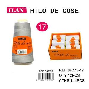 ด้ายเย็บผ้าอิลัน 2750 ม. สีเงินเทา บรรจุกล่อง 12 ชิ้น - Product Image 3