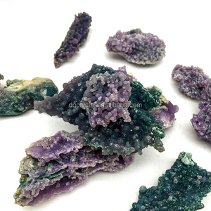 Vendita all'Ingrosso di Cluster di Cristalli Naturali di <span class=keywords><strong>Agata</strong></span> d'Uva, Piccoli Esemplari Minerali di <span class=keywords><strong>Agata</strong></span> d'Uva Viola per Decorazione d'Interni - Product Image 6