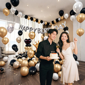 Decoraciones <span class=keywords><strong>para</strong></span> Fiestas de Cumpleaños, Set de Globos y Accesorios de Papel <span class=keywords><strong>para</strong></span> Decoración de Paredes, Venta al Por Mayor <span class=keywords><strong>para</strong></span> Novios - Product Image 1