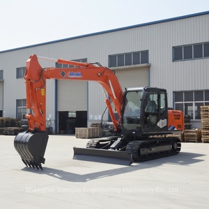 Mini-excavatrice hydraulique sur chenilles d'occasion Hitachi ZX70 ZX75 ZX120 ZX200, idéale pour la construction, modèle Hitachi ZX70-5A - Product Image 2
