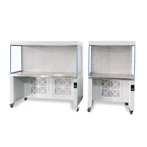 Factory direct 2 person class 100 horizontal laminar flow hood fume hood clean bench for lab