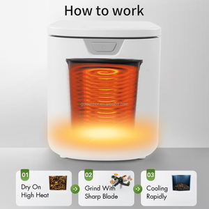 أحدث مكونات نفايات الطعام العضوية للمطبخ الأوتوماتيكية بالكامل لإعادة تدوير مكونات نفايات الطعام الكهربائية المنزلية الذكية Composter - Product Image 6