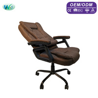 Chaise de bureau WS1489, vente chaude, design classique, saisie de données, travail à domicile, PS4 Pro 1 To, avec 7 fonctions de massage et repose-pieds au choix