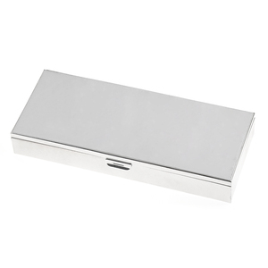 Fabricante de logotipo personalizado sublimación caja de la tarjeta de visita en blanco DIY rectángulo botón caja de la tarjeta de visita caja - Product Image 5