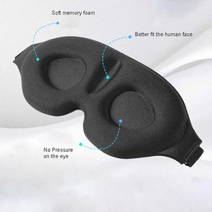 Masque de sommeil 3D profilé, échantillonnage personnalisé en 5 jours, 100% opaque, bloquant la lumière, <span class=keywords><strong>pour</strong></span> le voyage et la maison - Product Image 5