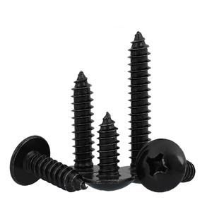 TA Black Cross Groove Large Flat Head Tapping <strong>Screws</strong> Round Head Furniture <strong>Screws</strong> <strong>Wooden</strong> <strong>Screws</strong> Wholesale M3.5/M4/M5 - Product Image 1