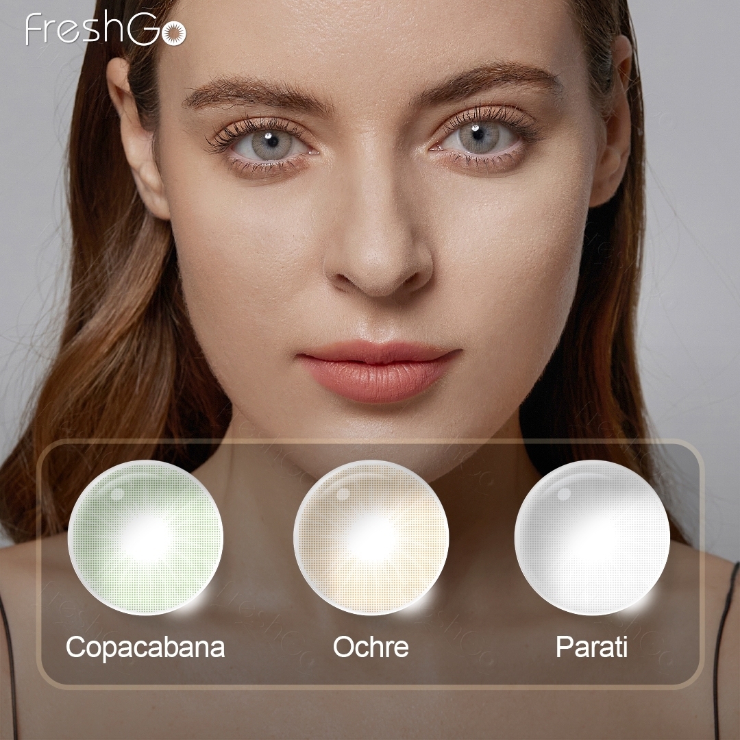 Free shipping Freshgo HIDROCOR RIO colored contact lenses natural eye contact lenses wholesale lentes de contato