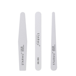 Lima de uñas Starmu, tira de pulido de doble cara de grano 100/180 para dar forma y pulir las uñas - Product Image 1