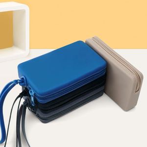 Silicone Zippered Candy Pattern Mini Waterproof <b>Wrist</b> <b>Strap</b> Eco-Friendly Unisex Coin Purse - Product Image 2