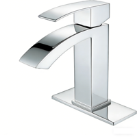 Robinet de lavabo thermostatique monocommande en acier inoxydable 304 chromé, moderne, pour eau froide et chaude, en céramique, pour salle de bain, vente en gros