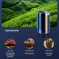 Humidificateur de moteur d'arôme de voiture intelligent, étoiles colorées, lumières d'ambiance, parfum en alliage de luxe pour éclairage ambiant, accessoire de voiture