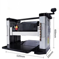Machine à dégauchir et à raboter le bois à alimentation automatique 2000W de haute technologie, 220V, avec moteur central, en promotion