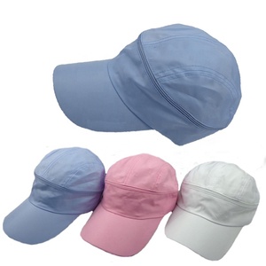 Gorra de Béisbol de Algodón con Visera y Cierre de Cremallera Extraíble - Product Image 1
