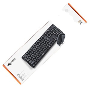 Aigo Wq9520 Wired <b>Keyboard</b> And Mouse Set For Desktop Office Home Use <b>Usb</b> Universal - Product Image 2