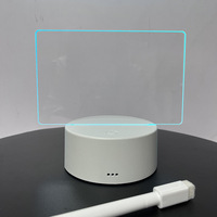 Lampe de nuit en acrylique 3D transparente personnalisée avec illusion d'anime pour la décoration intérieure