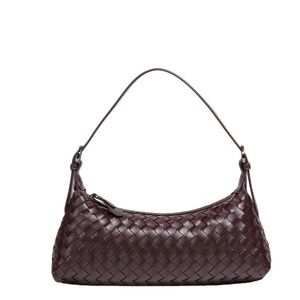 Nuova <span class=keywords><strong>Borsa</strong></span> in PU Intrecciata Personalizzabile, <span class=keywords><strong>Borsa</strong></span> Hobo alla Moda, <span class=keywords><strong>Borsa</strong></span> a Spalla con Texture, Grande Capacità, <span class=keywords><strong>Borsa</strong></span> a Tracolla per il Tempo Libero - Product Image 2
