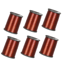 AWG 6-28 moteurs électriques enroulement fil rond en aluminium émaillé revêtements isolés fils magnétiques bobine de haut-parleur