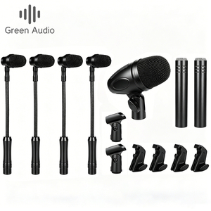 ชุดไมโครโฟนกลอง 7 ชิ้น Green Audio-GAM-DX26 ระดับมืออาชีพ สำหรับกลอง เครื่องดนตรี ร้องเพลง สตูดิโอ และการแสดงสด - Product Image 1