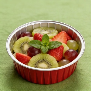 Boîte à lunch jetable en aluminium de qualité alimentaire de 125 ml, fabriquée directement en usine, outil de broyage de gâteaux et récipient pour friteuse à air - Product Image 2