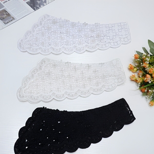 Pronto per la Spedizione: Colletto Staccabile Stile Pastorale con Perline e Strass Finti per Donna, in Pietra Naturale - Product Image 5
