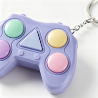Mini manette de jeu, jeu de mémoire, porte-clés, défi de mémoire portable, jouet anti-stress, pendentif de sac à dos, 1 pièce, jeu porte-clés