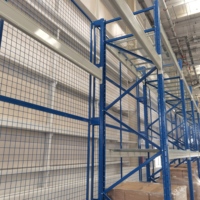Étagère à palettes sélective en acier robuste, rayonnage industriel, capacité de 1000 kg par niveau, niveaux réglables, protection contre la corrosion, revêtement en poudre