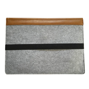 Étui de transport pour carnet en feutre et PU, sac de protection, housse pour ordinateur portable en feutre - Product Image 3