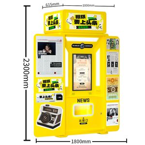 Kiosque <span class=keywords><strong>photo</strong></span> rétro style journal avec imprimante laser, machine <span class=keywords><strong>photo</strong></span> commerciale <span class=keywords><strong>en</strong></span> métal <span class=keywords><strong>en</strong></span> libre-service avec Wi-Fi pour impression instantanée - Product Image 1