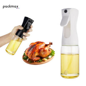 Bouteille pulvérisatrice d'huile alimentaire 200-300 ml pour cuisine et ménage, flacon atomiseur d'huile d'olive, réservoir de brume pour friteuse à air - Product Image 6