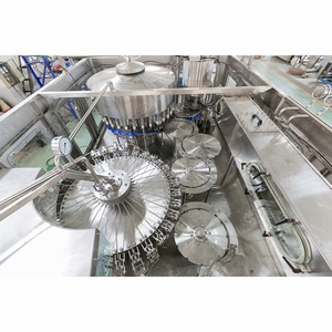 Trọng lực Làm Đầy 3-trong-1 Đầy Đủ Tự Động Rót Nước Khoáng Dây Chuyền Sản Xuất/Phụ/Máy - Product Image 4