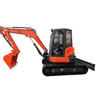 Mini-excavatrice Kubota KX163 d'occasion de haute qualité, de type hydraulique, à bas prix, machine d'occasion en stock à vendre en Chine