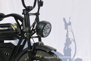 Alta velocidad 1000W 48V 15AH batería de litio marco de acero freno de disco bicicleta de nieve eléctrica híbrida e-bike para adultos todo terreno - Product Image 2